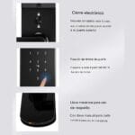 Cerradura inteligente A230N WI-FI Derecha + 5050 Negra / nickel - Imagen 3