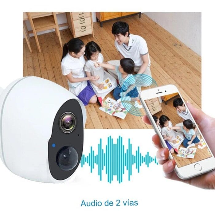 Cámara de seguridad portable WI-FI + batería - Imagen 5