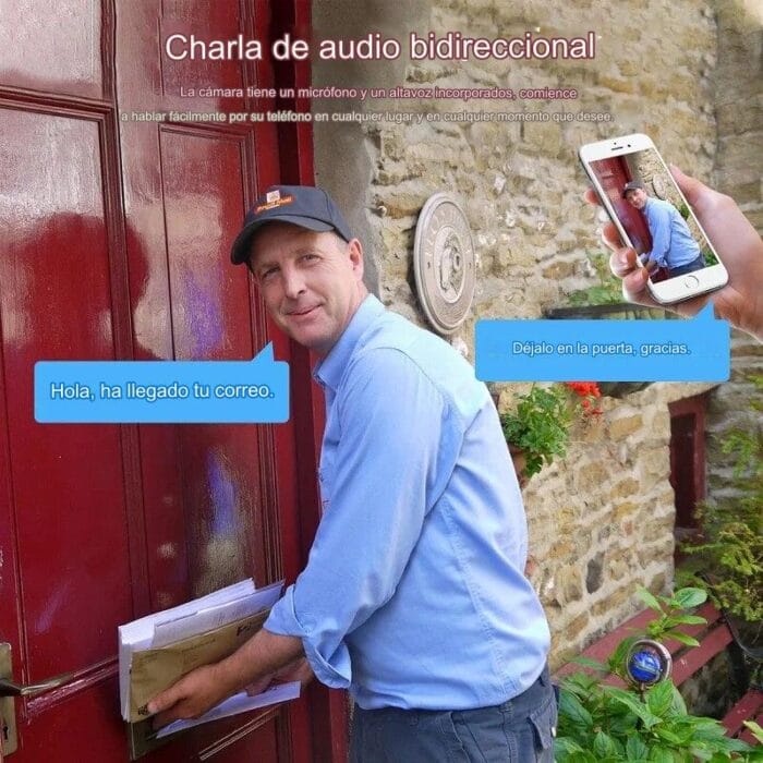 Cámara exterior fija con foco WI-FI - Imagen 3