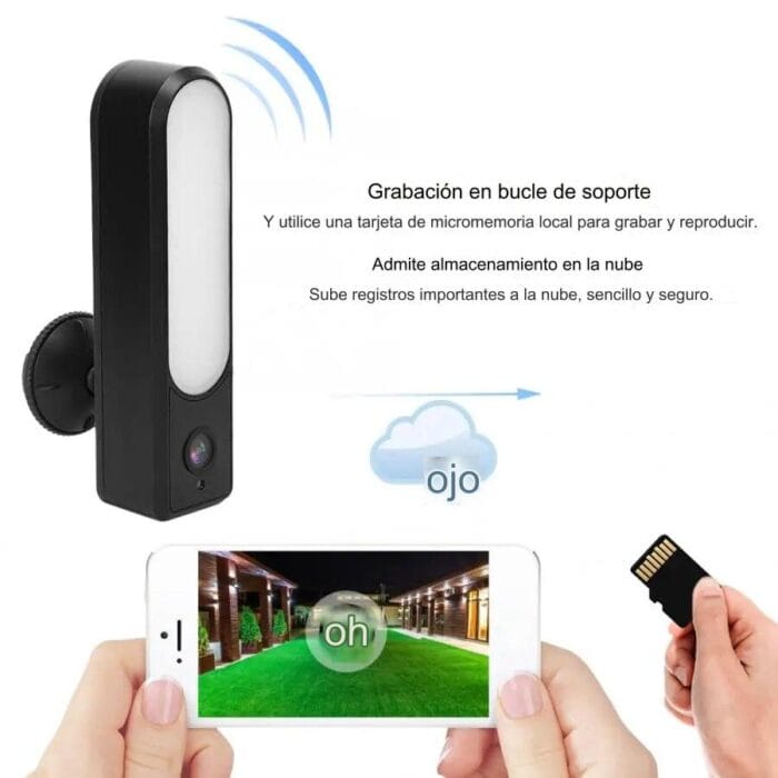 Cámara exterior fija con foco WI-FI - Imagen 6