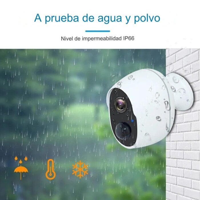 Cámara de seguridad portable WI-FI + batería - Imagen 2